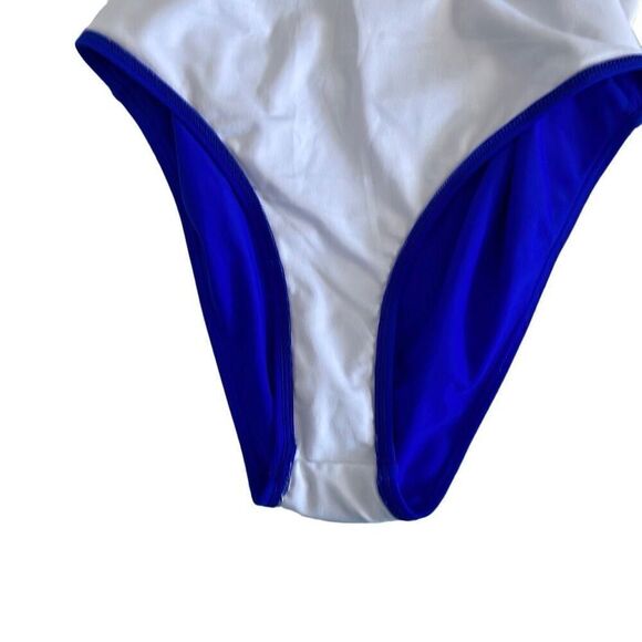 NWOT Speerise Royal Blue One Piece Backless Tummy Control 1 Piece Swimsuit - Siz - Picture 6 of 8